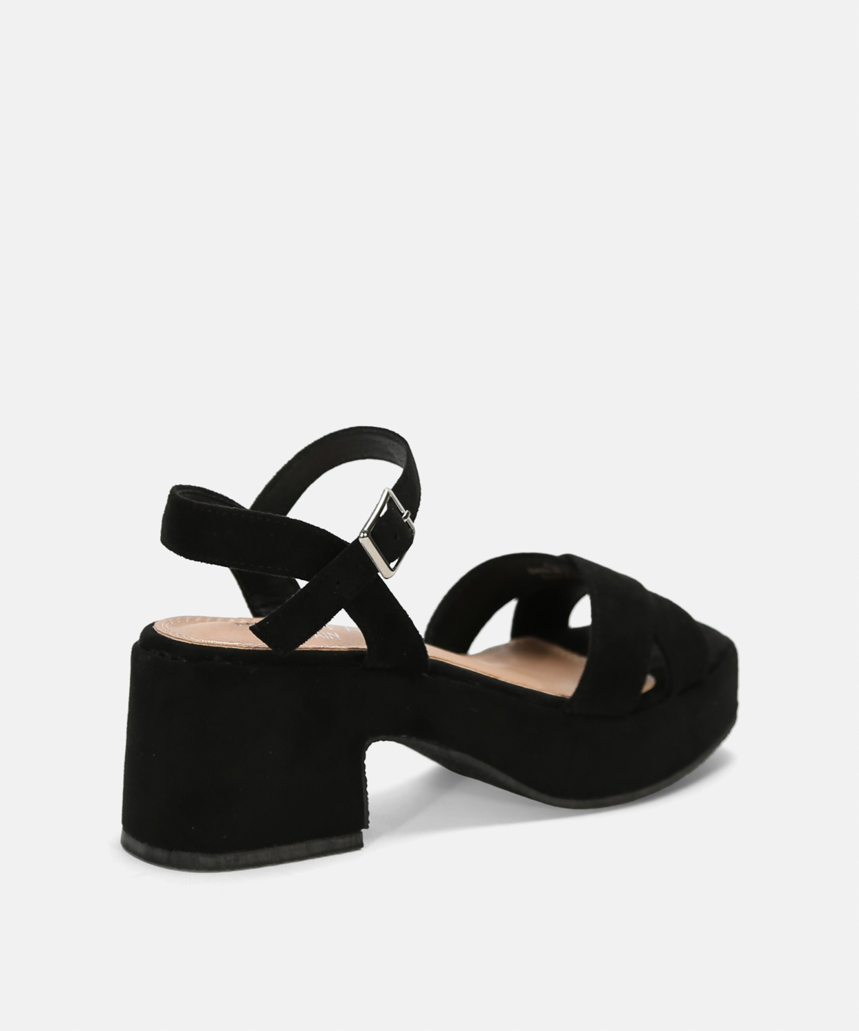 Sandalia plataforma tiras cruzadas  image number null